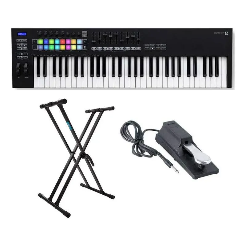 Launchkey Mk3 By Novation Is A 61-Key Usb Midi Keyboard Controller That Also