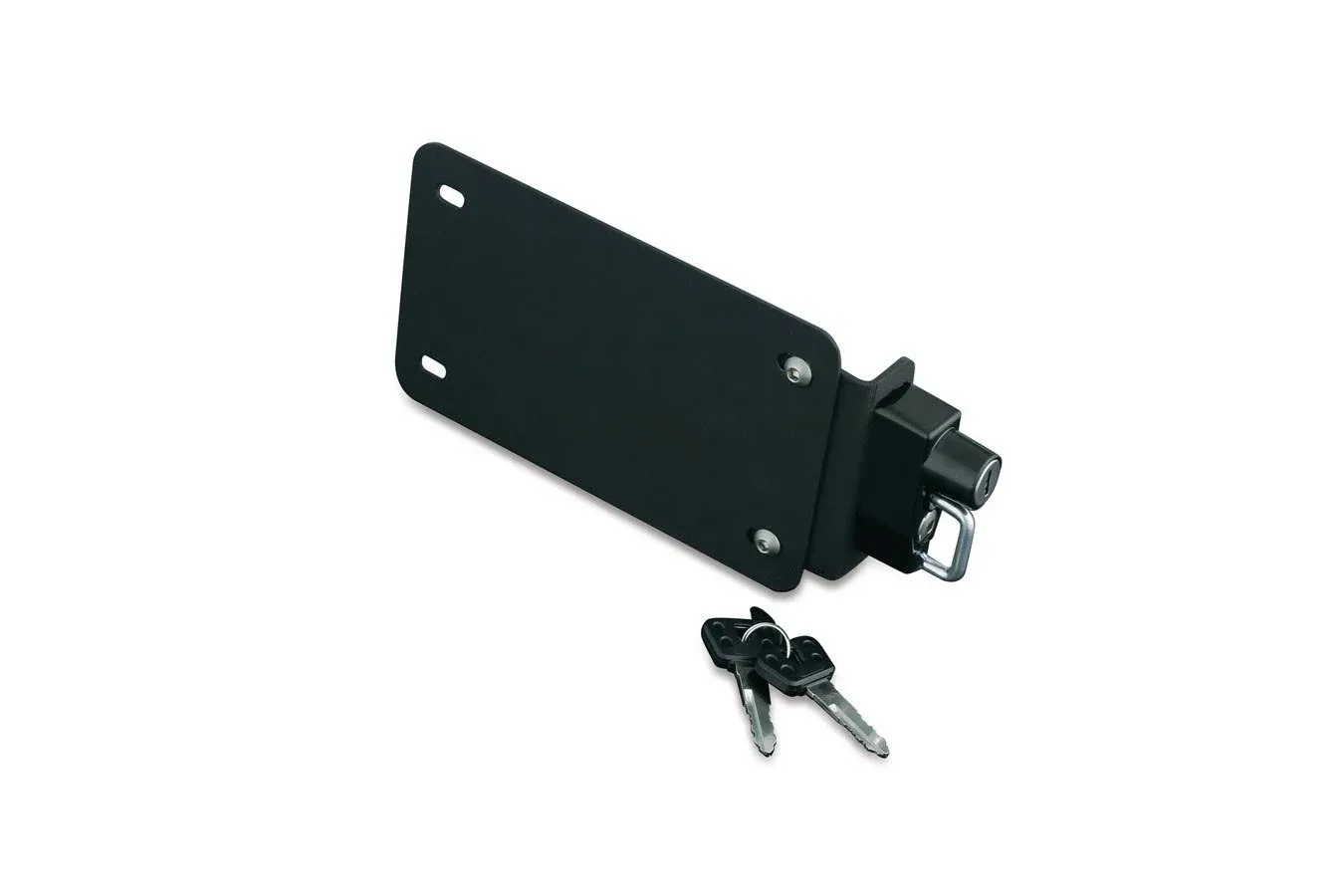 Kuryakyn License Plate Mounting Plate With Helmet Lock 4248