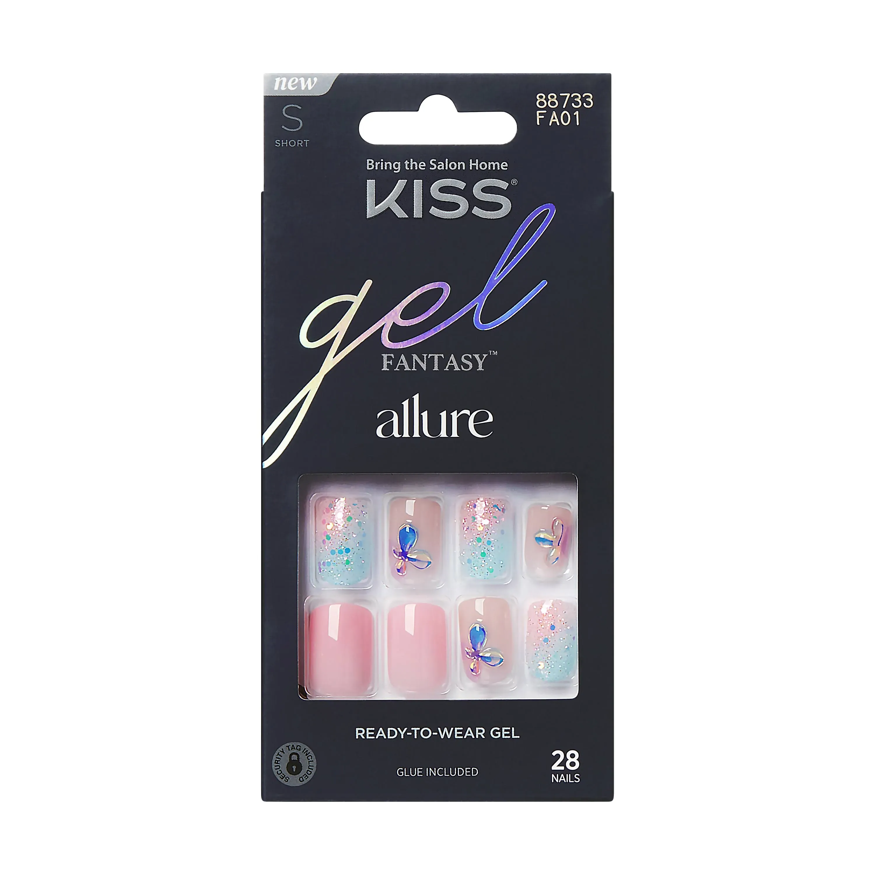 Kiss Gel Fantasy Allure Variation Nails