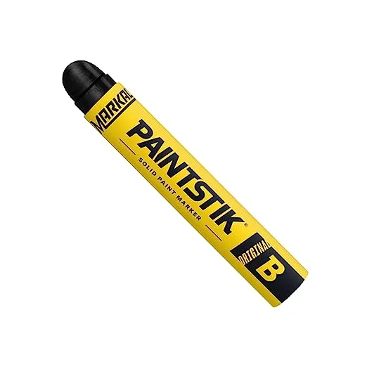 Markal 80223 B Paintstik Solid Paint Ambient Surface Marker, Black (Pack of 12)