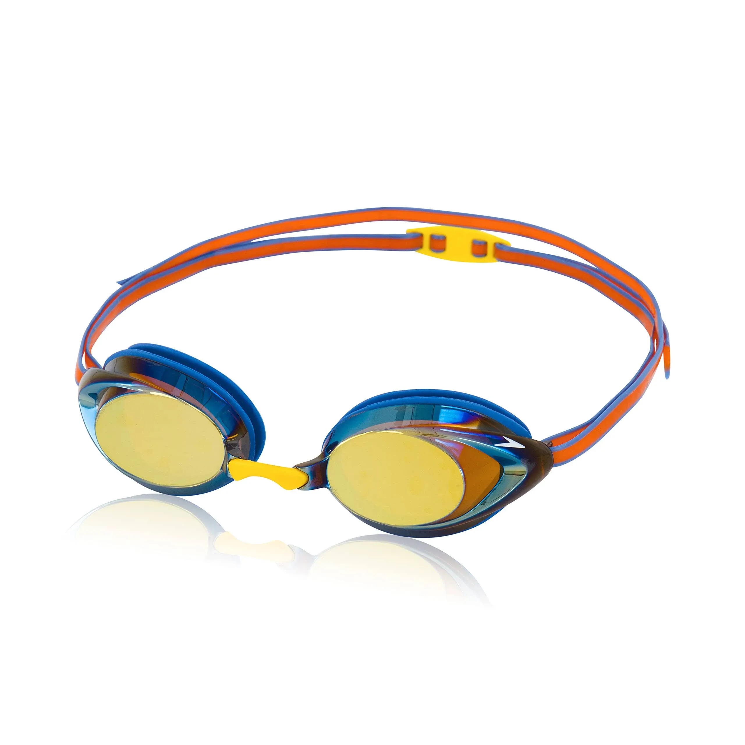 Speedo Adult Vanquisher 2.0 Mirrored Swim Goggles, Cobalt