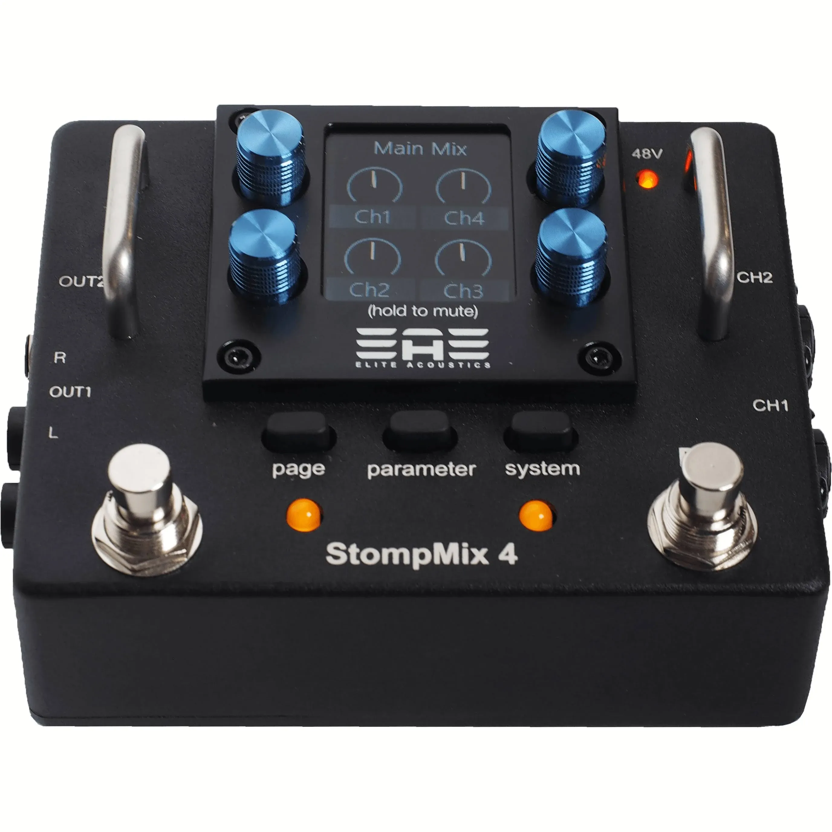 Elite Acoustics Stompmix X4 Pedalboard Mixer