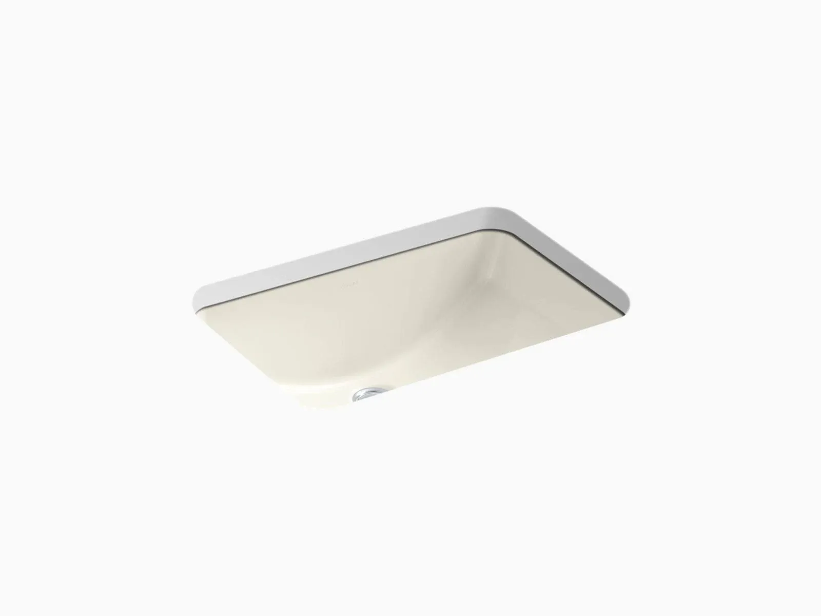 Kohler K-2214-96 Ladena 20-7/8 in. x 14-3/8 in. Undermount Bathroom Sink, Biscuit