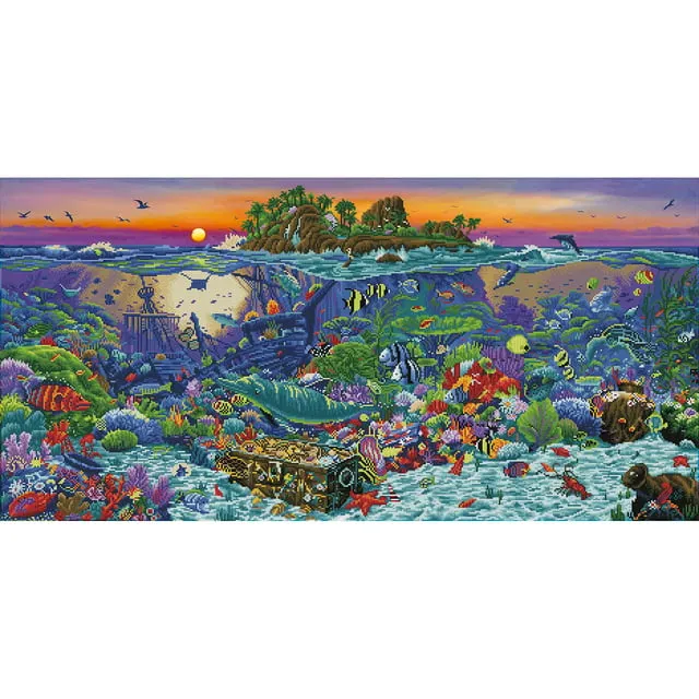 Diamond Dotz Coral Reef Island Facet Art Kit