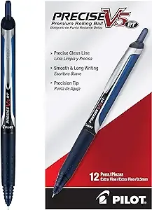 Pilot Precise V5 RT Rolling Ball Retractable Pen