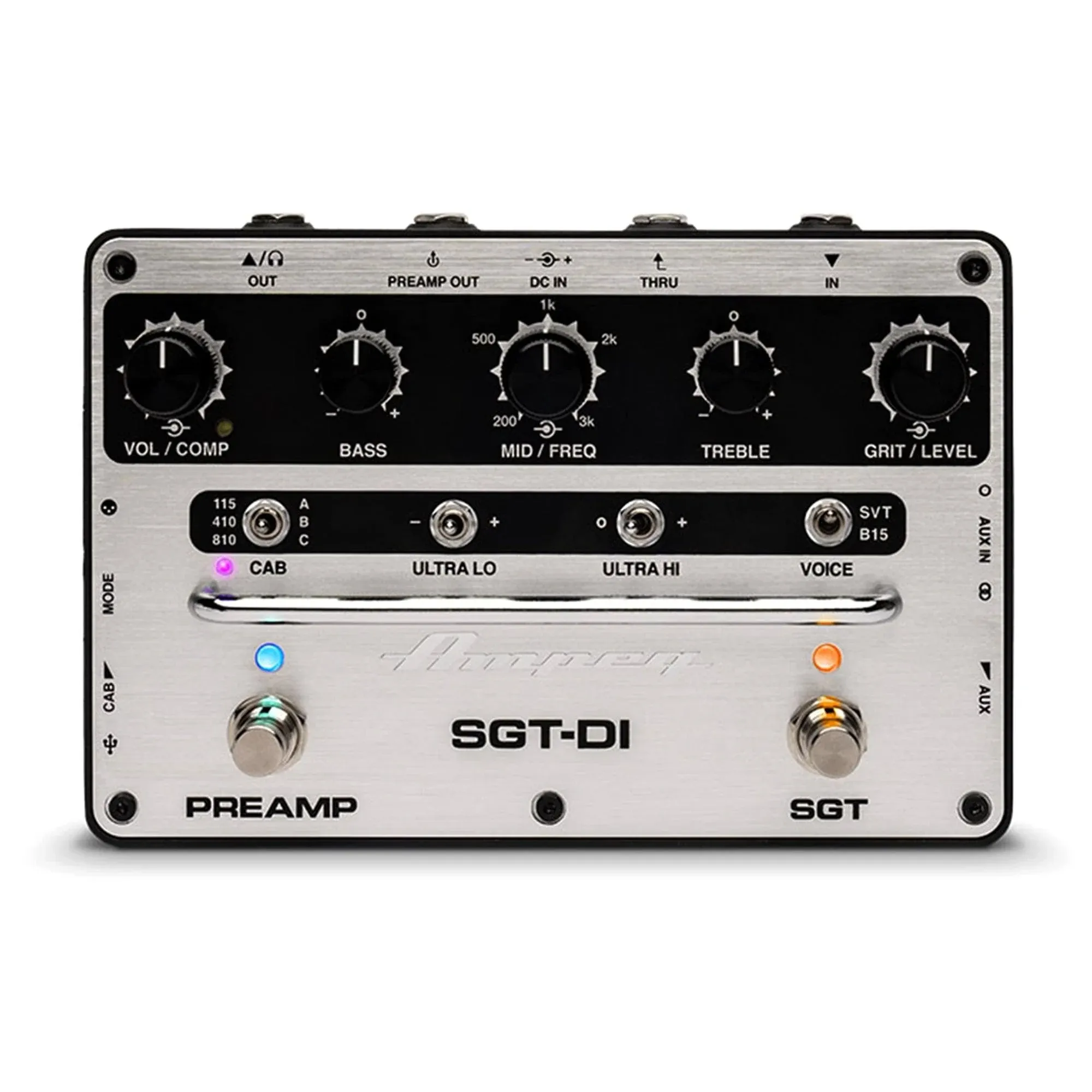 Ampeg SGT-DI Preamp and DI Stompbox