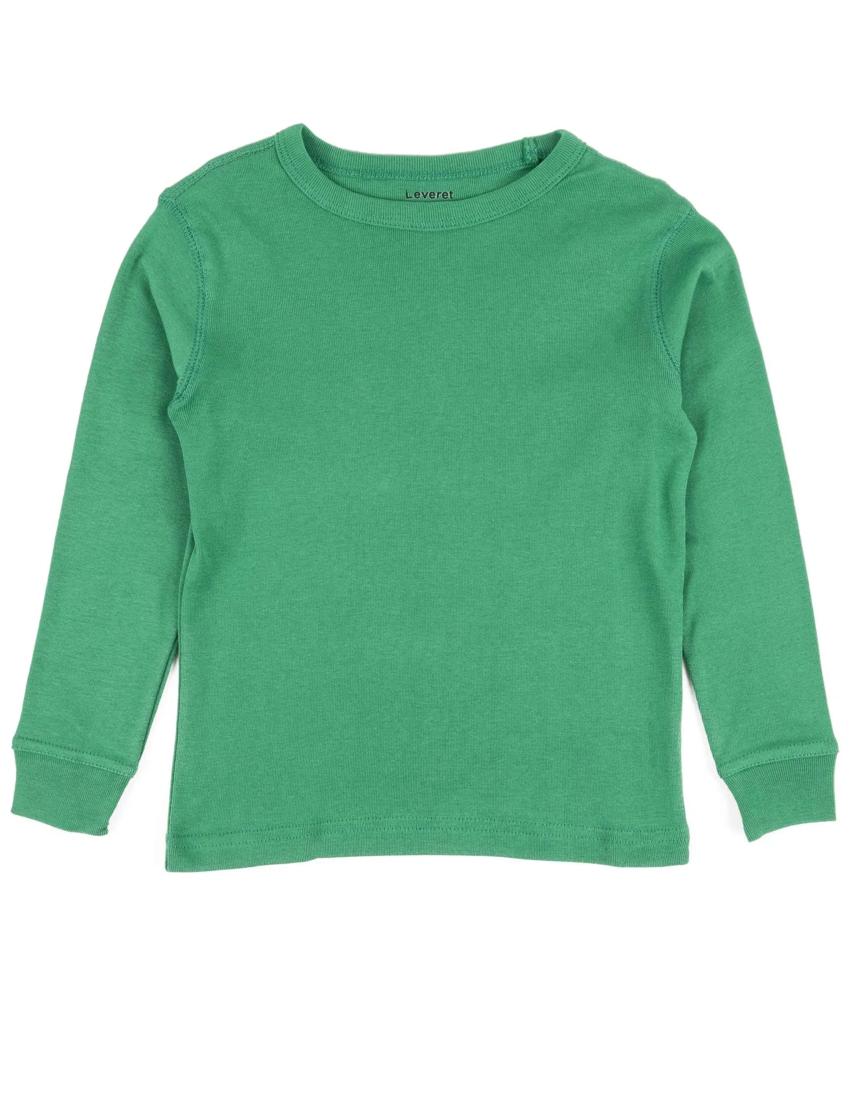 Leveret Kids Long Sleeve Cotton T-Shirt