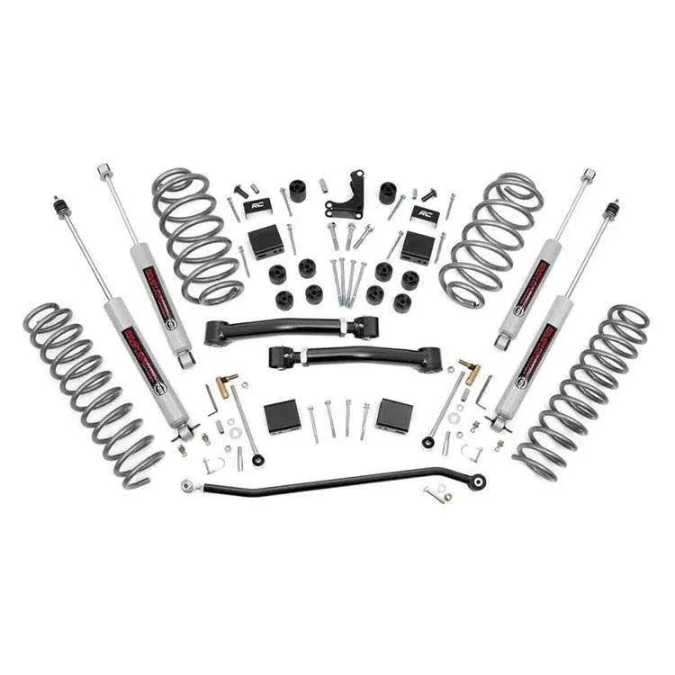 99-04 Jeep Grand Cherokee WJ Rough Country 4in X-Series Suspension Lift Kit 639P