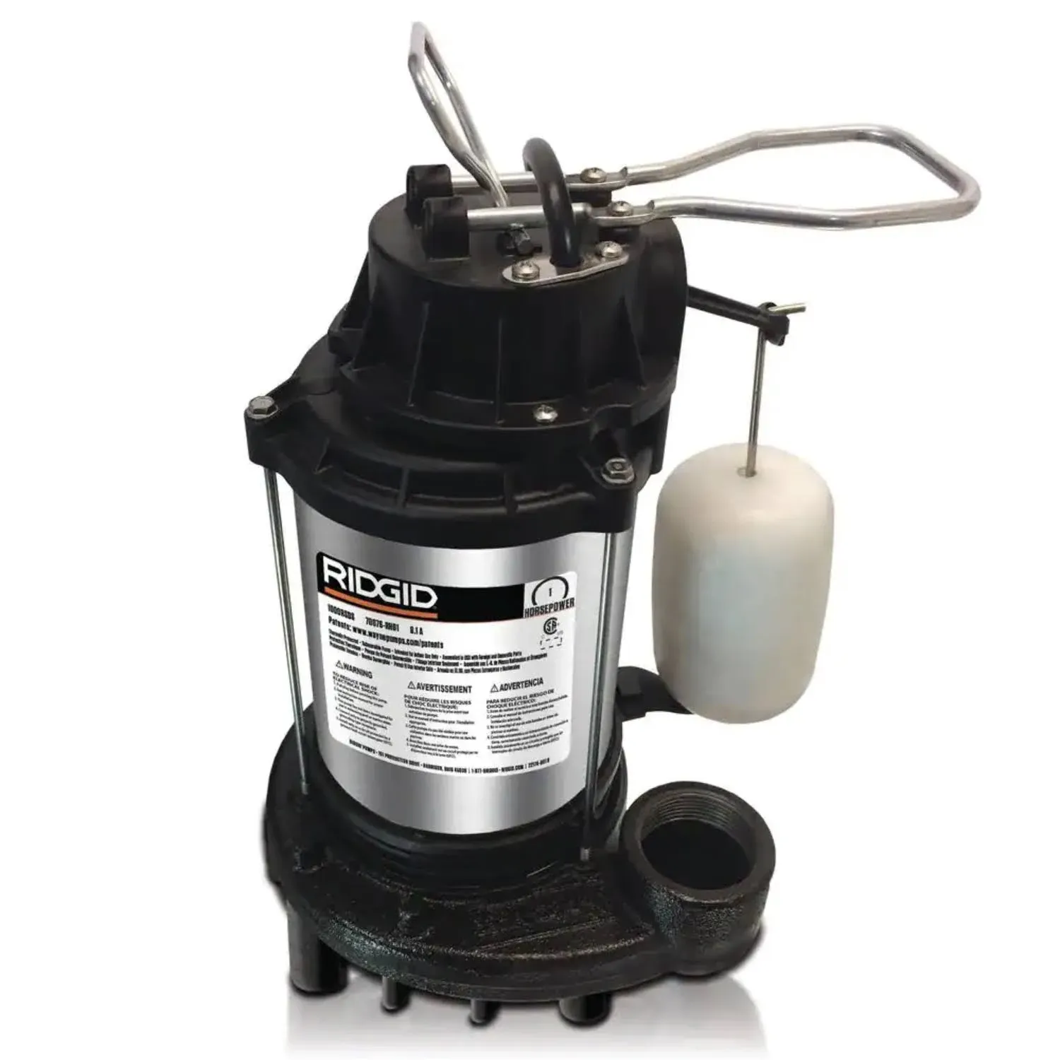 Ridgid 1000RSDS 1 HP Stainless Steel Dual Suction Sump Pump