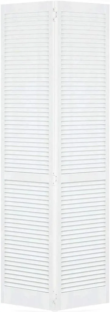 Closet Door, Bi-fold, Kimberly Bay® Traditional Louver-Louver White (80x24)