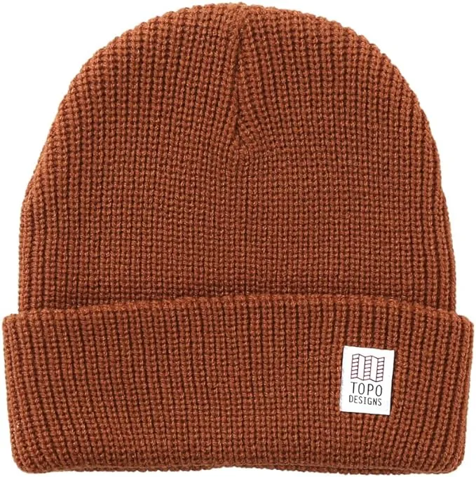 Topo Designs Watch Cap Beanie Brick