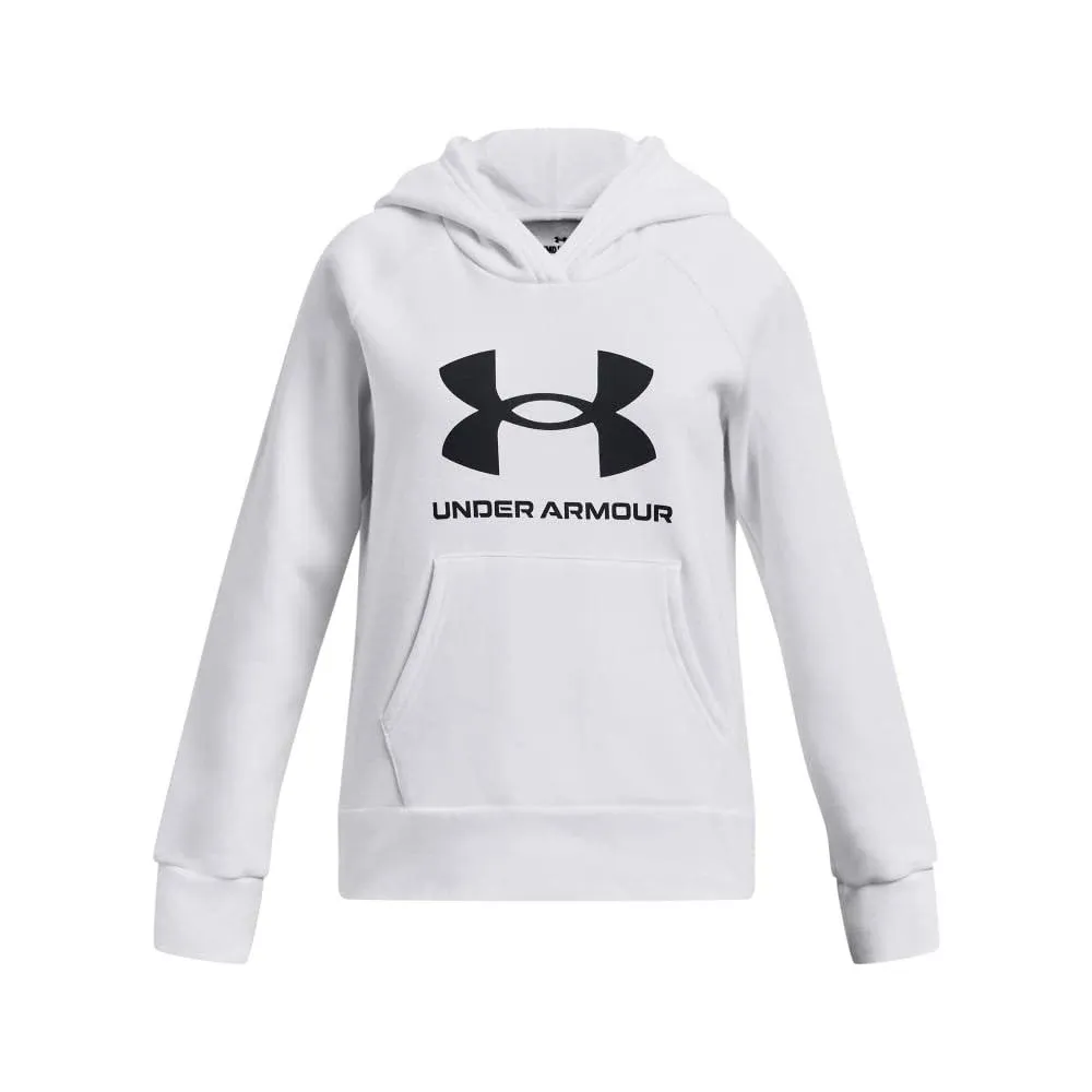 Under Armour Girls Rival Fleece Big Logo Hoodie