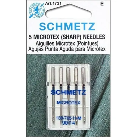 Schmetz Sharp Microtex Machine Needles Size 90/14