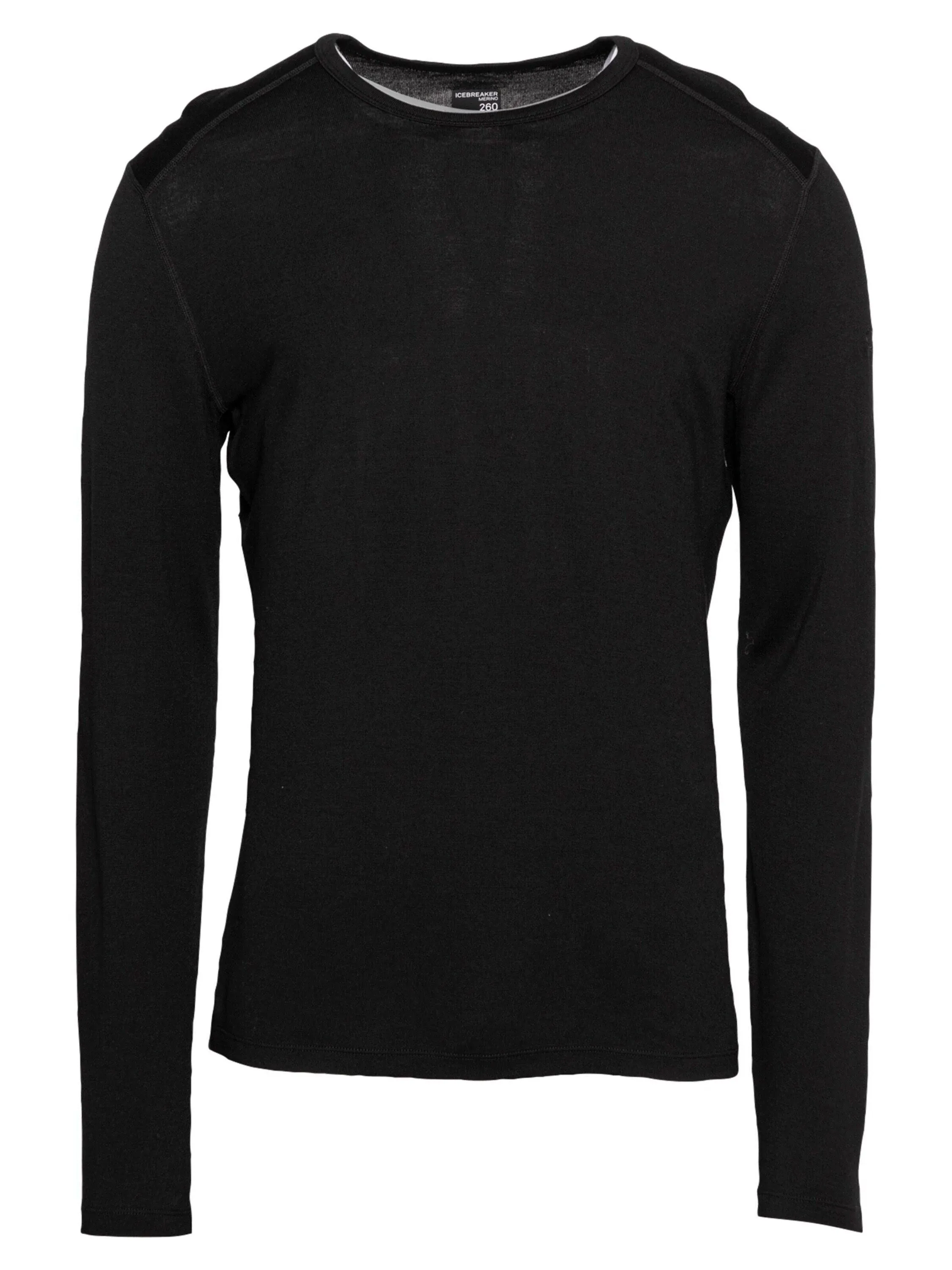 Icebreaker Men&s 260 Tech Long Sleeve Crewe Black XXL