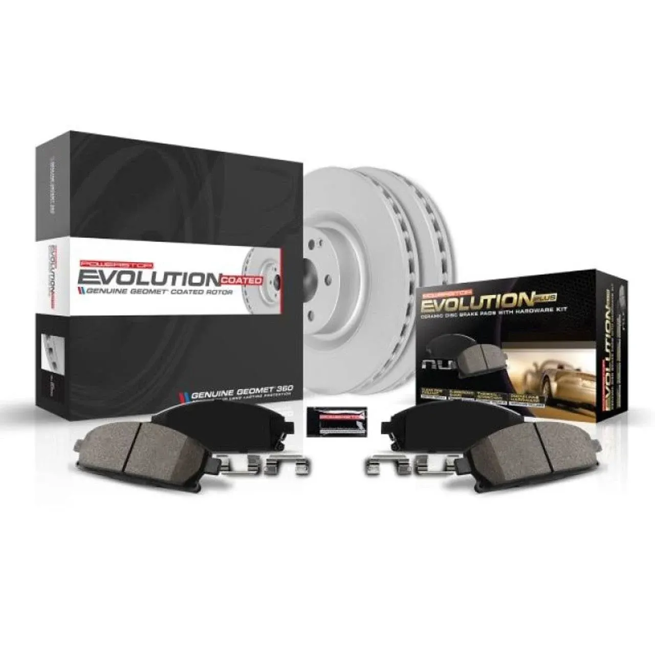 Power Stop Z17 Evolution Geomet Coated Rear Brake Kit