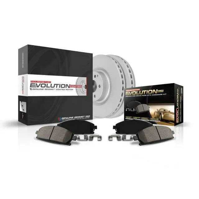 Power Stop Z17 Evolution Geomet Coated Rear Brake Kit