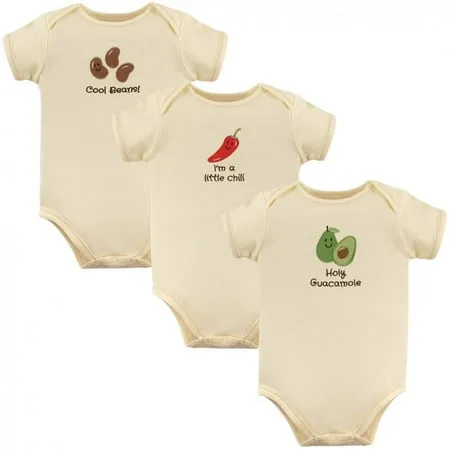 Touched by Nature Organic Cotton Bodysuits Guacamole / 9-12 Months