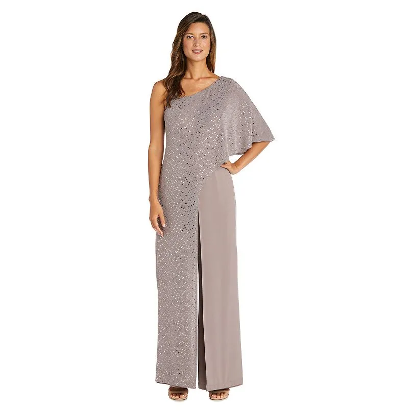 Women's R&M Richards Sparkly Capelet Jumpsuit