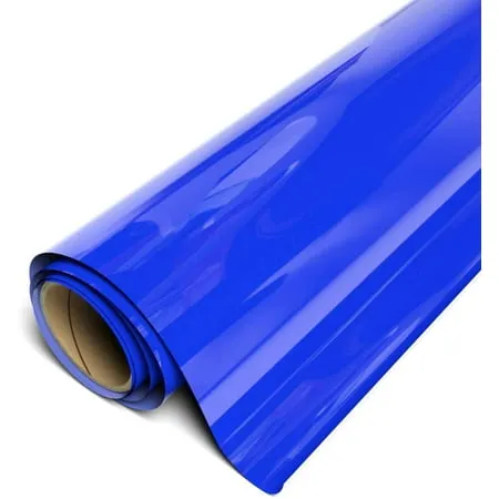 Siser EasyWeed HTV Iron On Heat Transfer Vinyl 15 x 5ft Roll - Fluorescent Blue