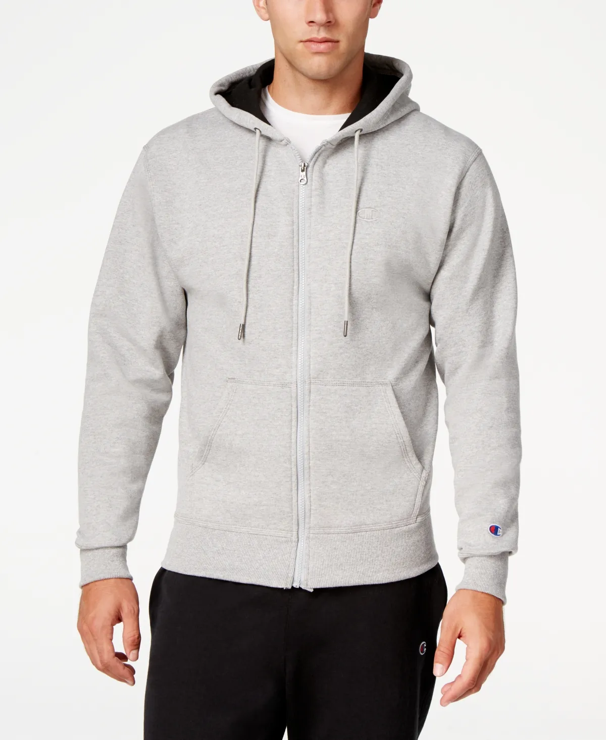 Champion Men's Zip-Up Hoodie, Powerblend, Zip-Up Hoodie Sweatshirt for Men (Reg. or Big & Tall)