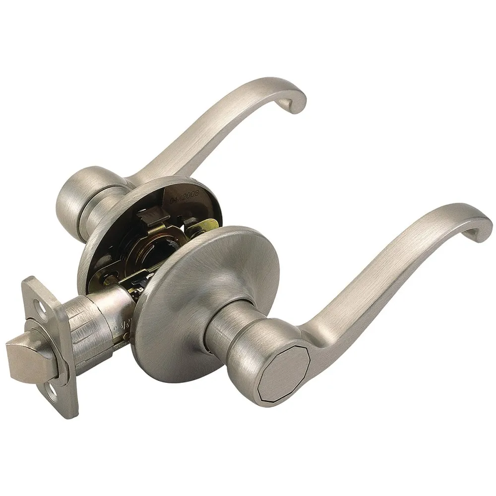 Design House Scroll Satin Nickel Universal Interior Hall/Closet Passage Door Handle Lowes.com