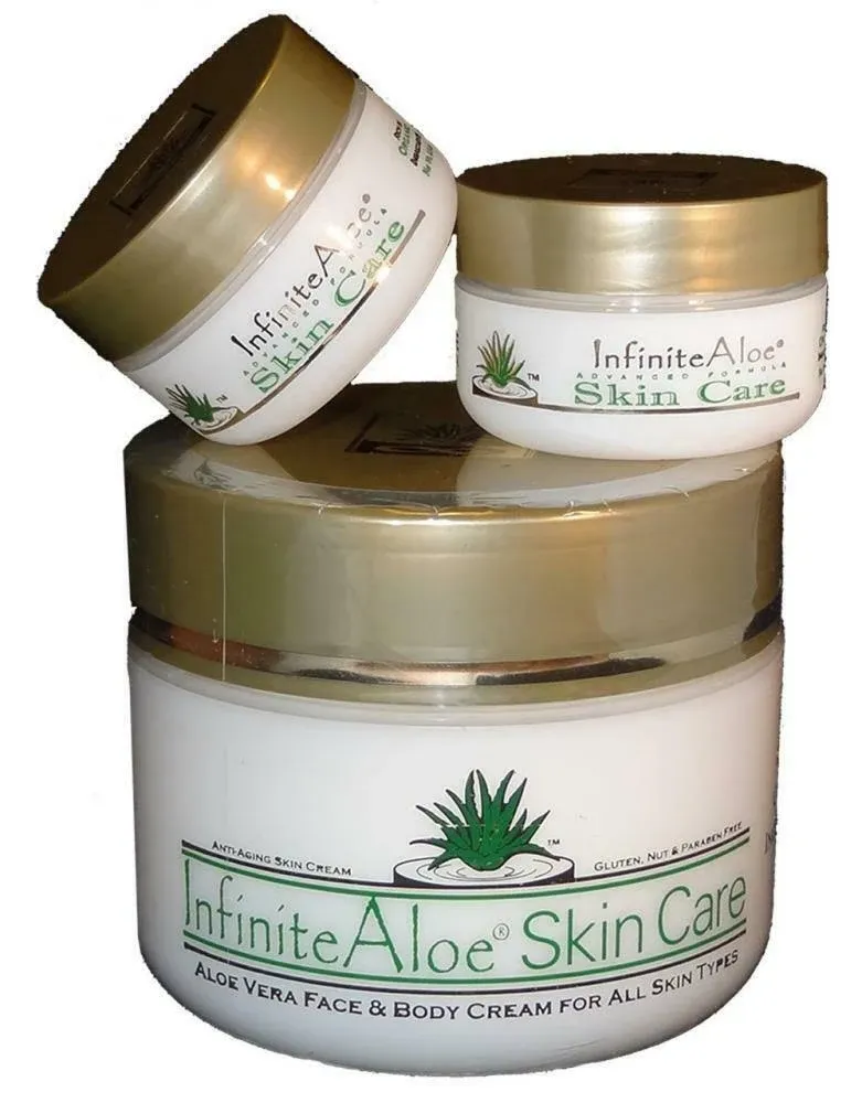 Infinite Aloe Skin Care - Original - 1 - 8oz Jar + 2 - 0.5oz Jars