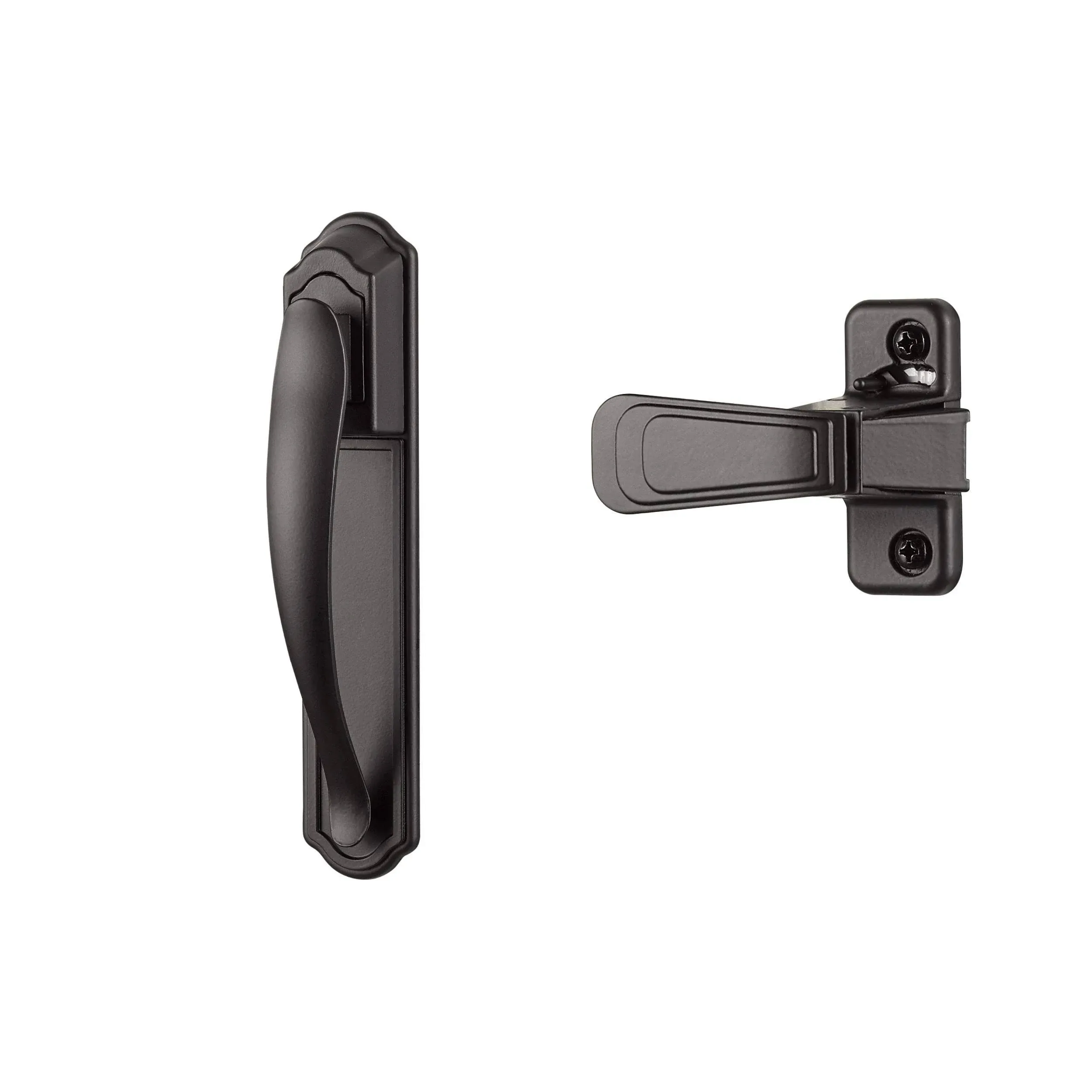 Ideal Security Screen Door Handle in Matte Black, Compatible with 1 to 2-1/8 ...