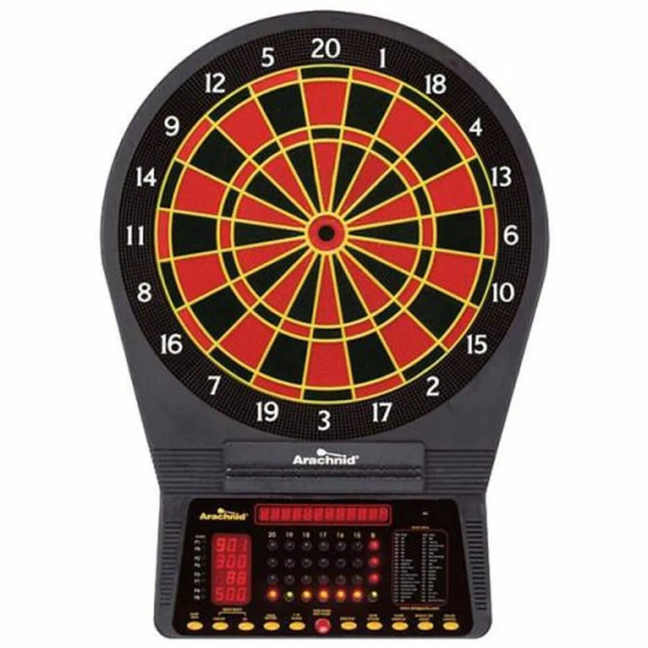 Arachnic Cricket Pro 750 Electronic 36-Game Dartboard Set w/ Soft Tip Darts & LCD Scoreboard