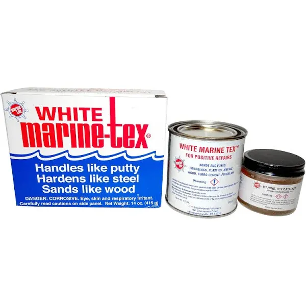 Marine-Tex Epoxy - White, 14 oz.