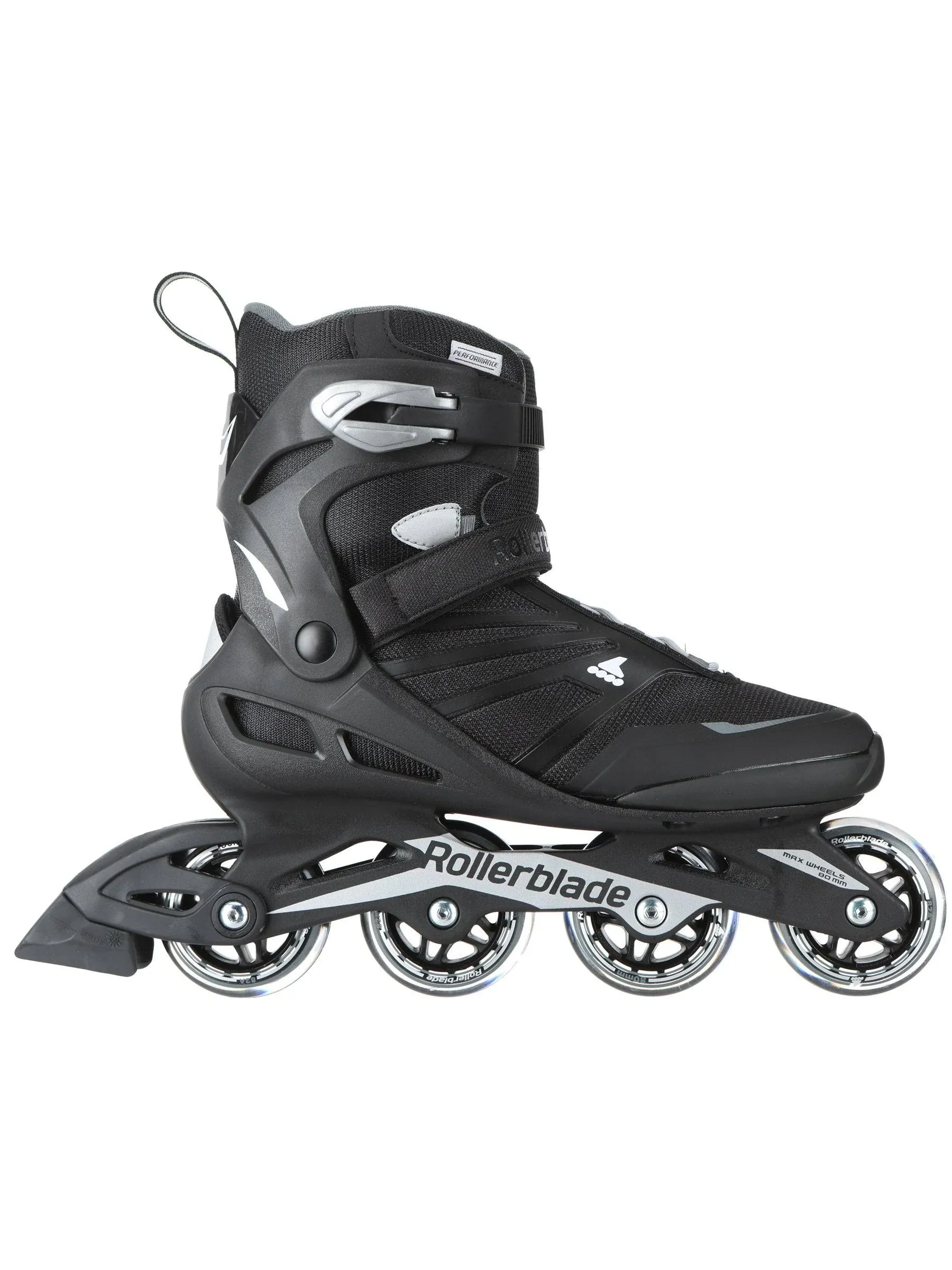 Rollerblade Zetrablade Men's Inline Skates - Black/Silver - 7