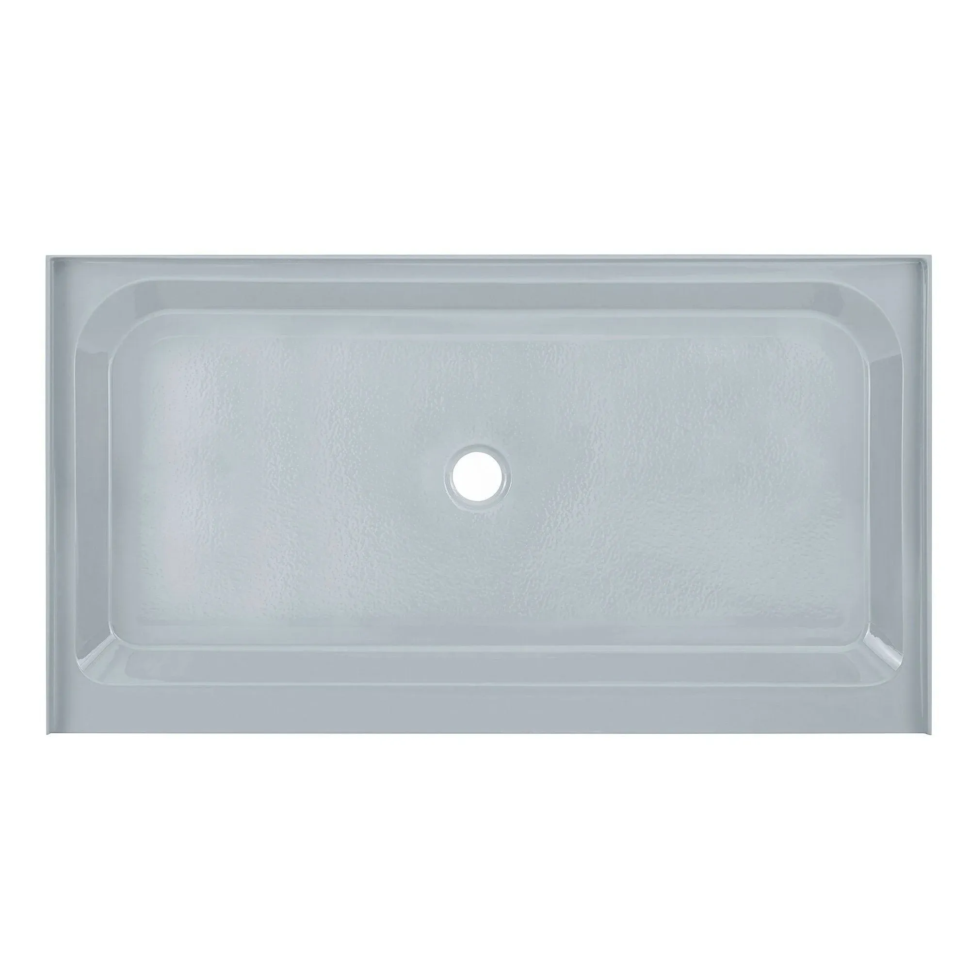 Swiss Madison Voltaire 60 x 36 Single-Threshold, Center Drain, Shower Base in Grey