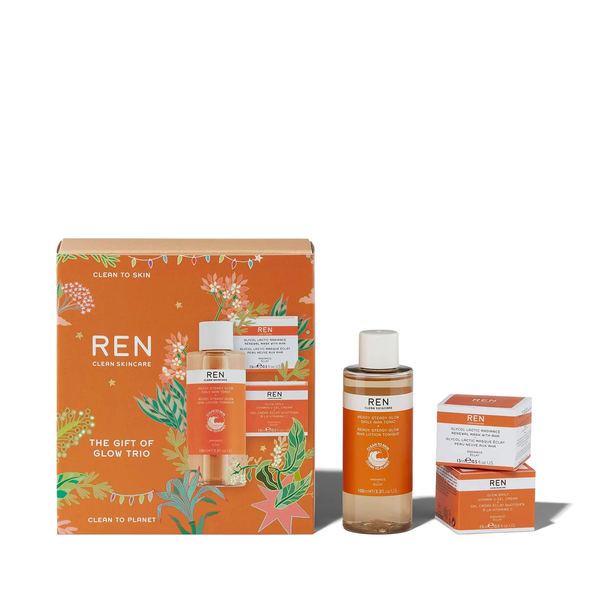 Ren Clean Skincare The Gift of Glow Trio