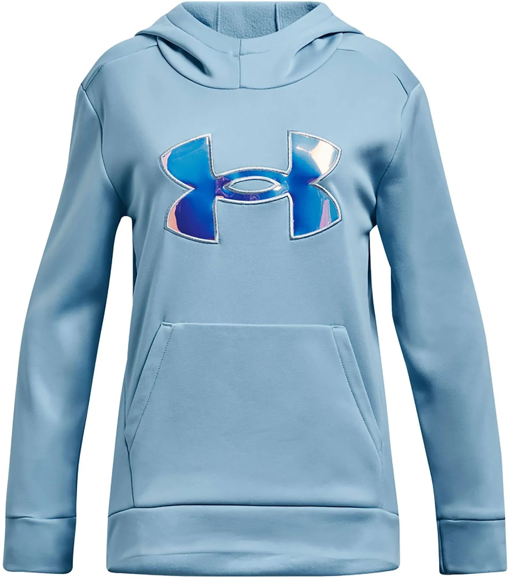 Under Armour Girls Armourfleece Iridescent Big Logo Hoodie