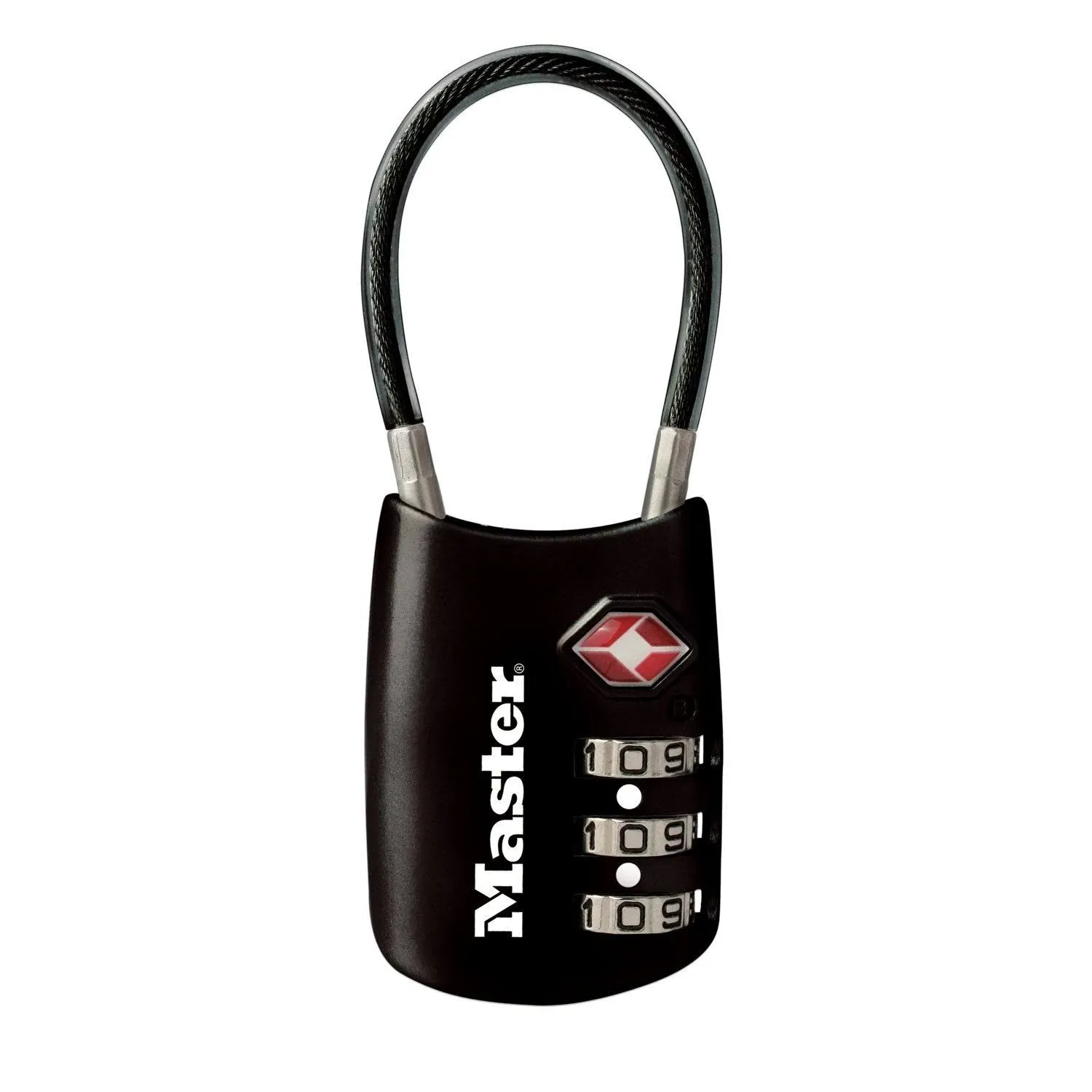 Master Lock 4688D Set Your Own Combination Luggage Lock Black