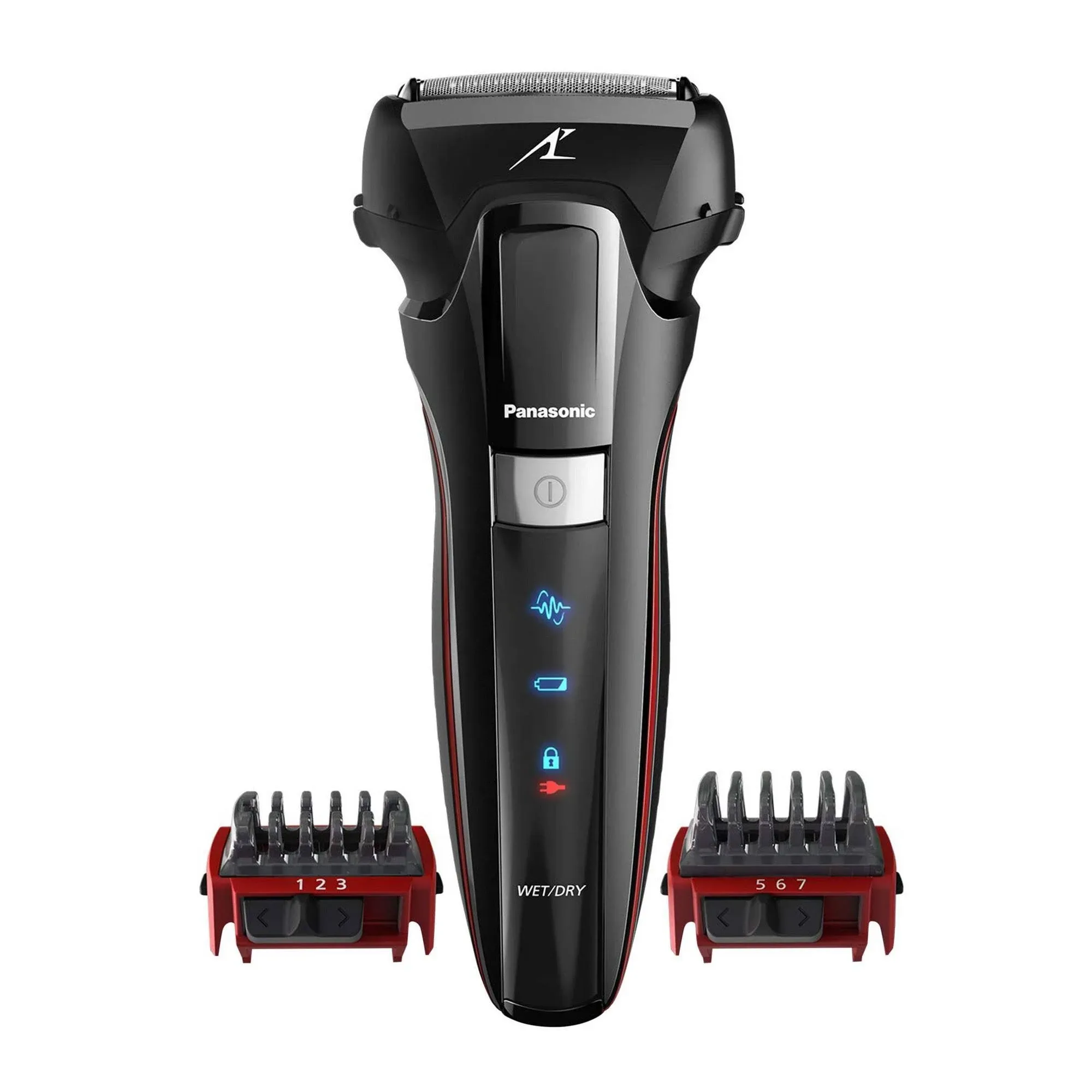 Panasonic Hybrid Wet Dry Shaver, Trimmer & Detailer with Two, K, Black