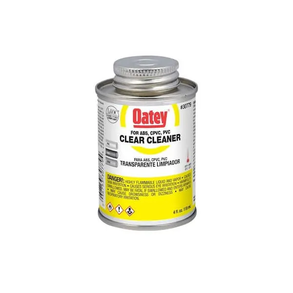 Oatey 30782 Clear Cleaner, 8-Ounce