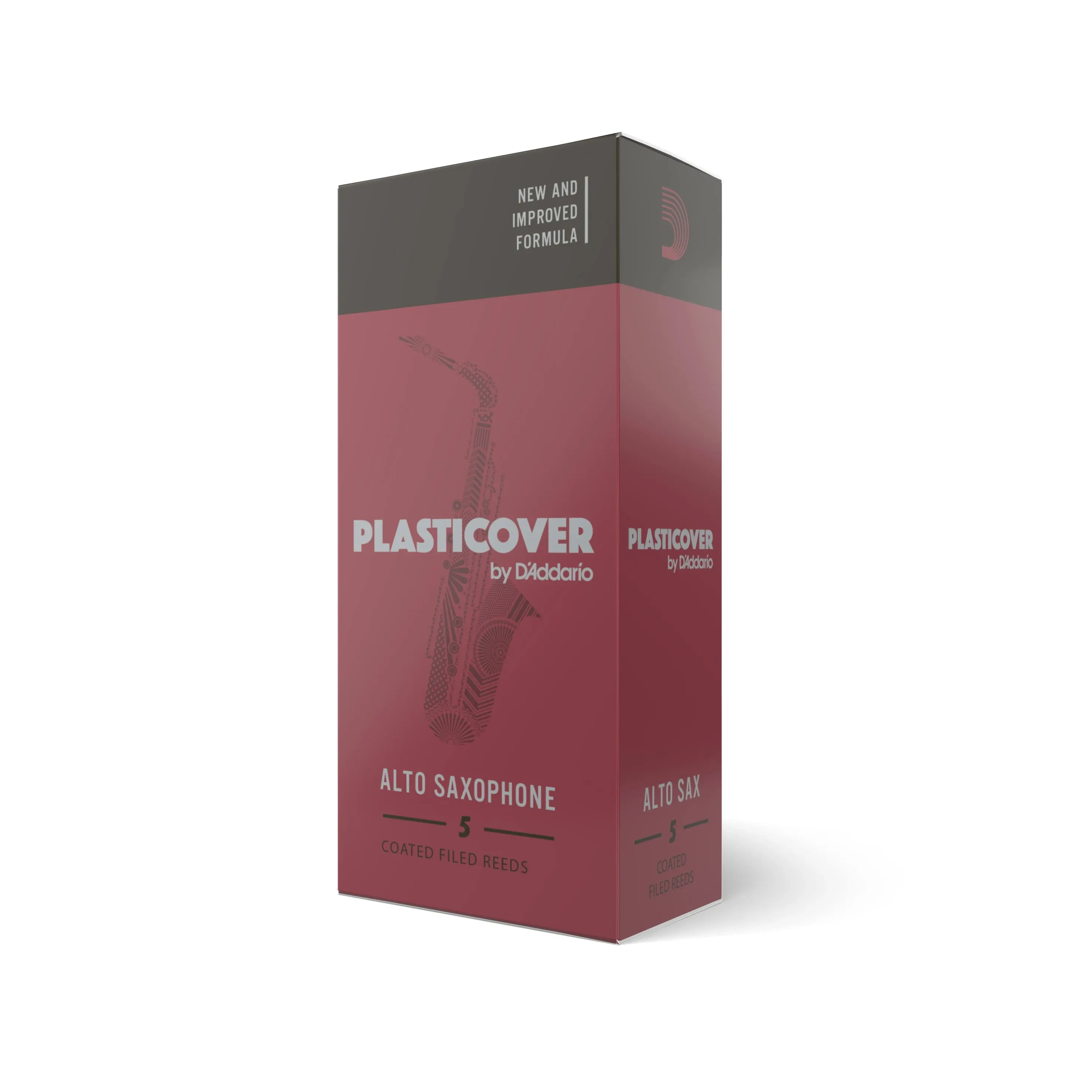 Plasticover Alto Saxophone 2 Reeds, 5-Pack