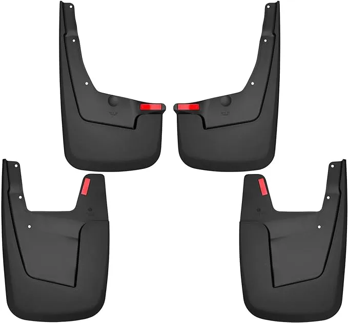 Husky Liners - Front & Rear Mud Guards | 2019 - 2023 Ram 1500 w/Out OEM Fender Flares - Black, 4 Pc. | 58146