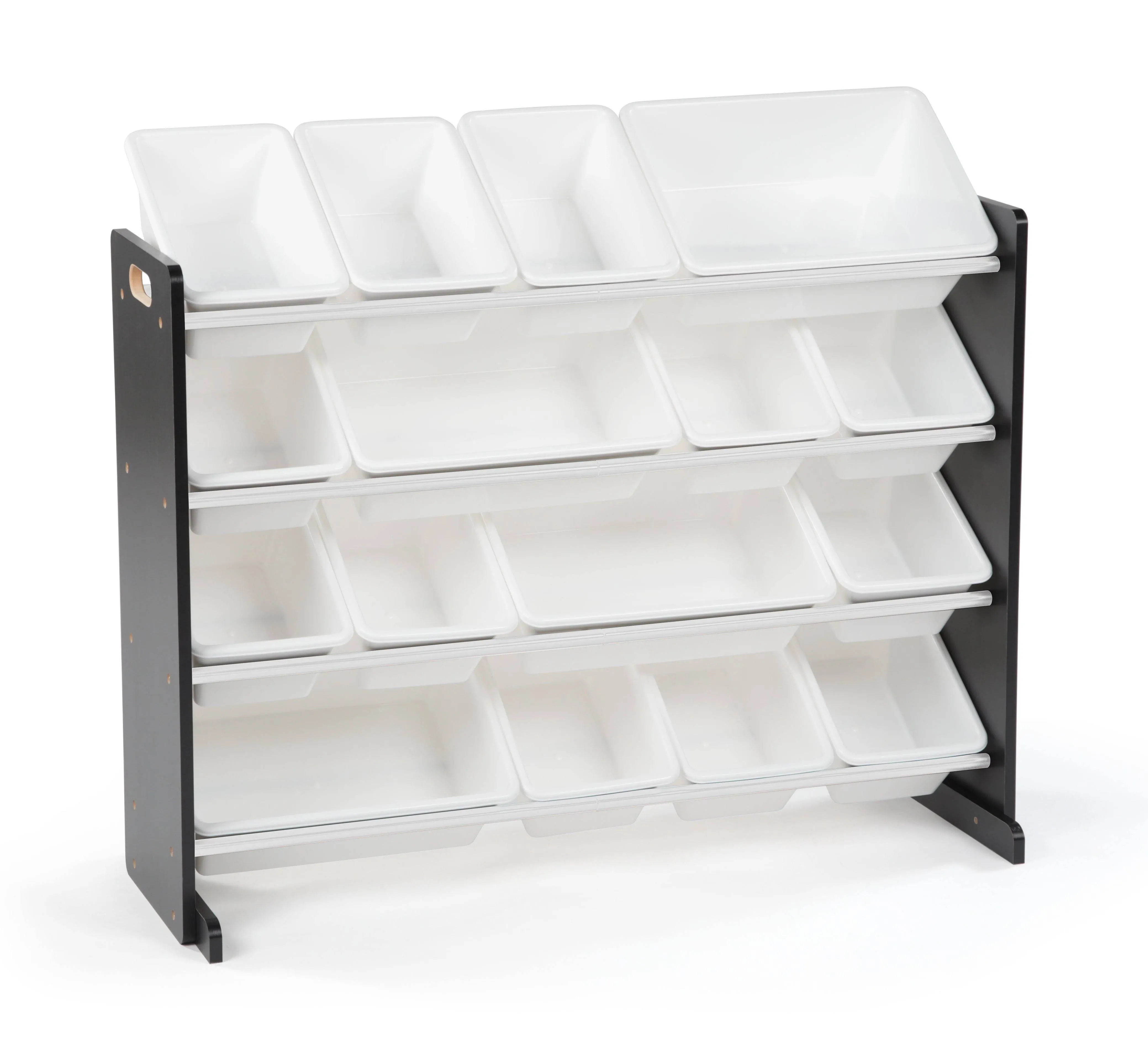 Humble Crew, Black with White Extra-Large Supersized Storage Organizer, Plastic Bins