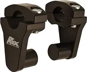 Rox Speed FX Pivot Handlebar 2" Riser 7/8"Handlebar Black 1R-P2SS