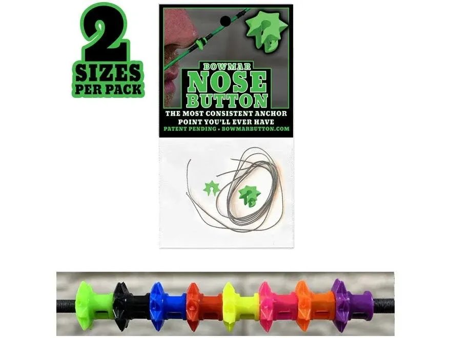 Bowmar Archery Nose Button 2-Pack