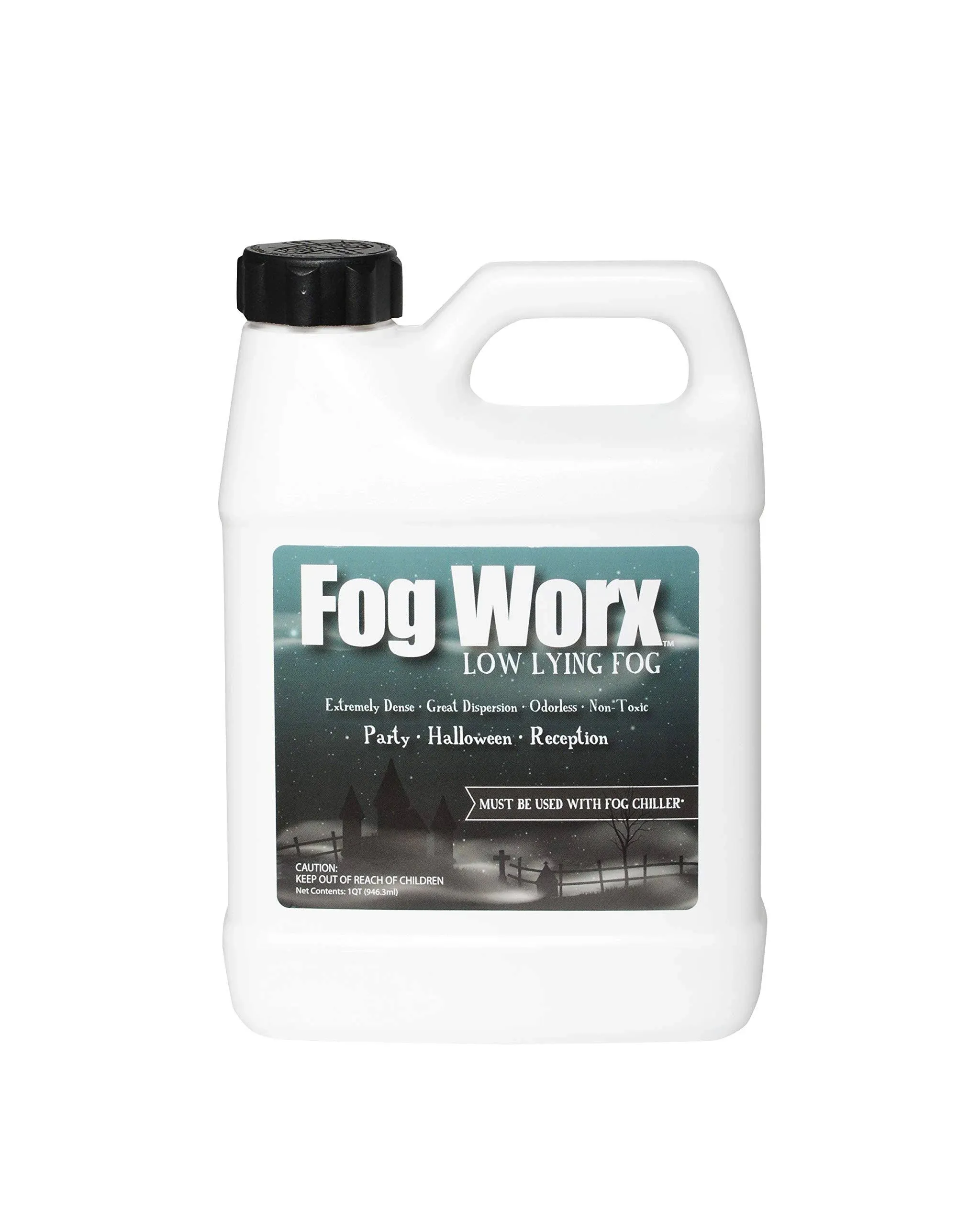 Fogworx Low Lying Fog Juice Long Lasting Low Lying Indoor-Outdoor Fog Designed ...