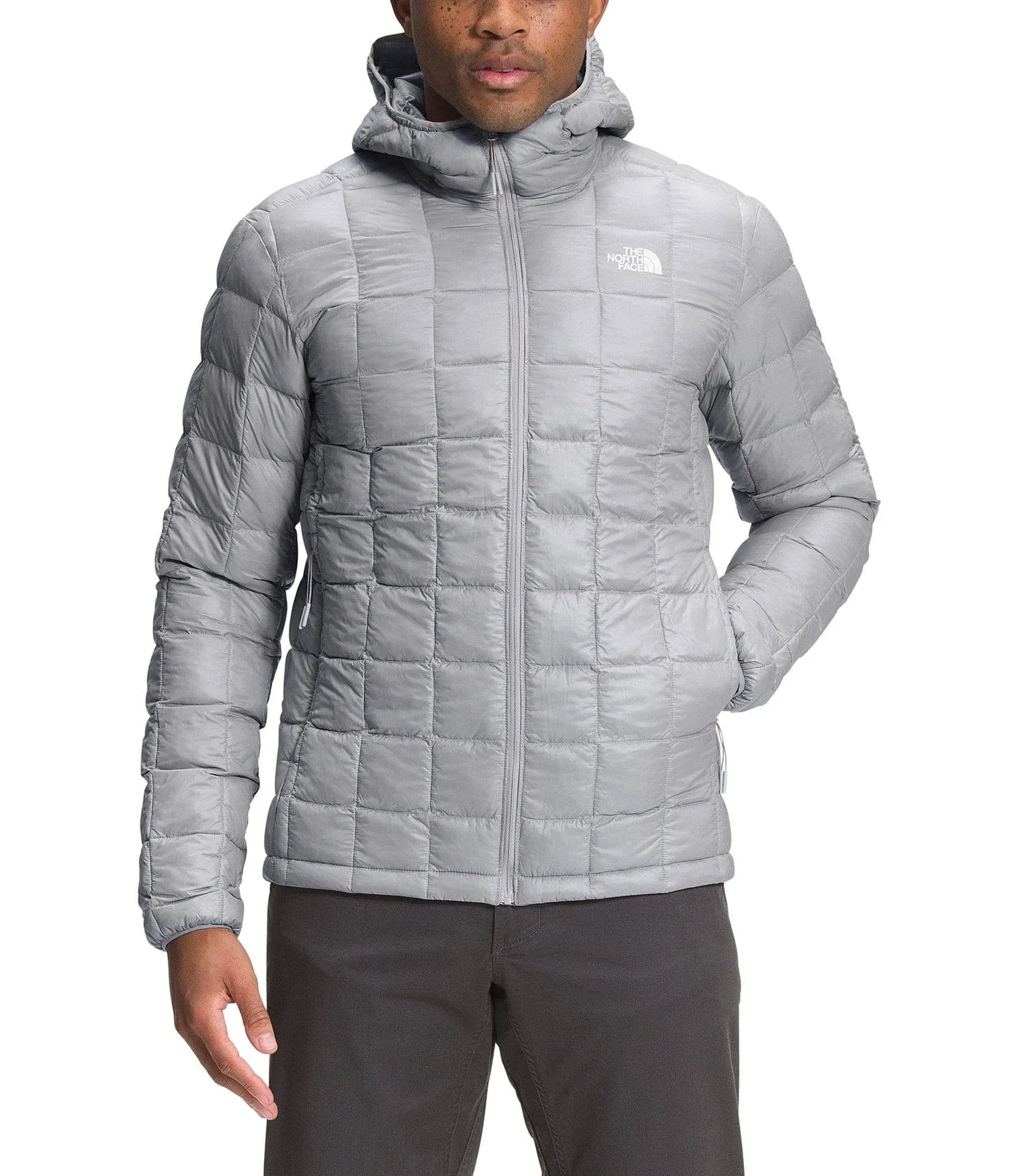 THE NORTH FACE Mens ThermoBall Eco Hoodie 2.0, L, Meld Grey