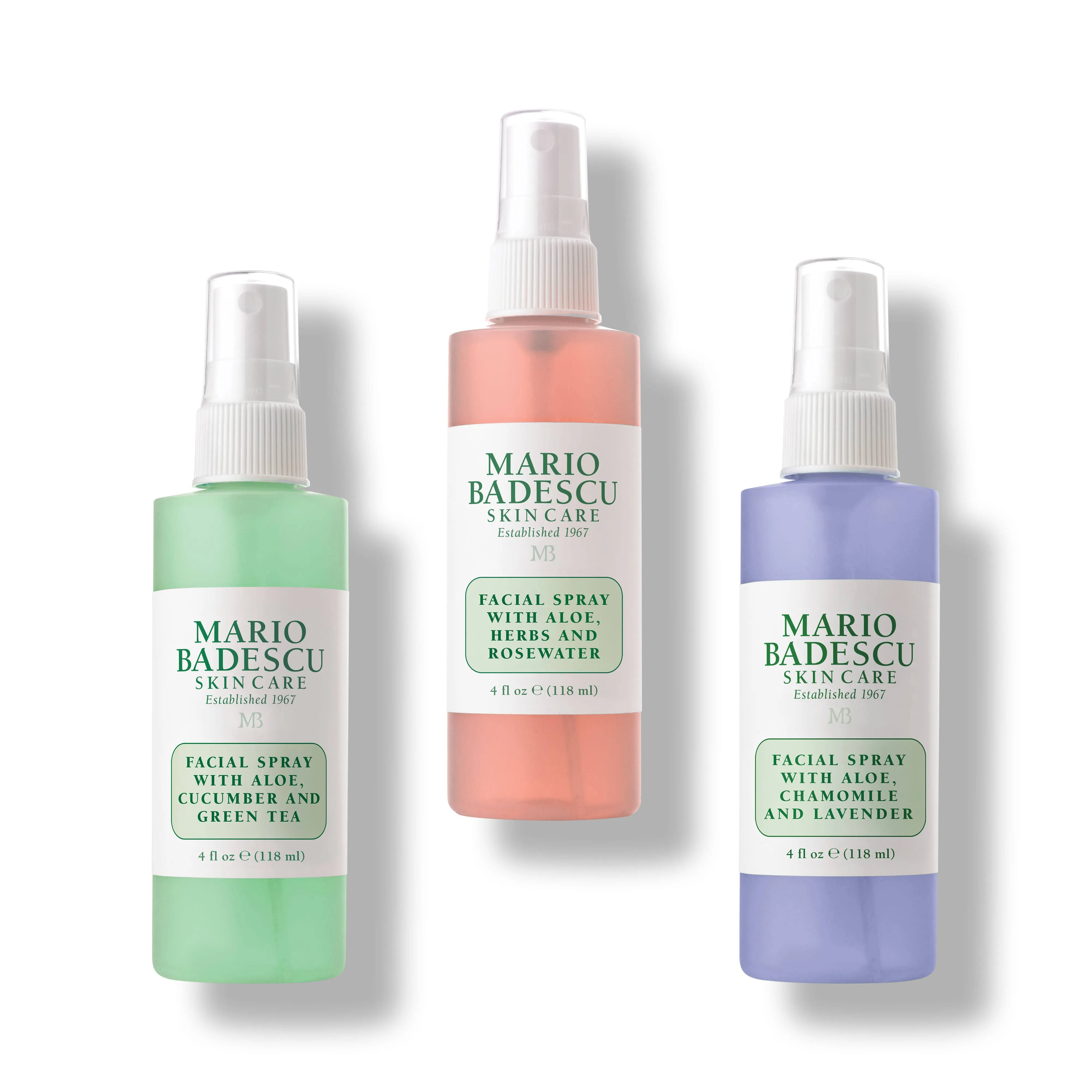 Mario Badescu Spritz Mist &amp; Glow Spray Set Trio BNIB