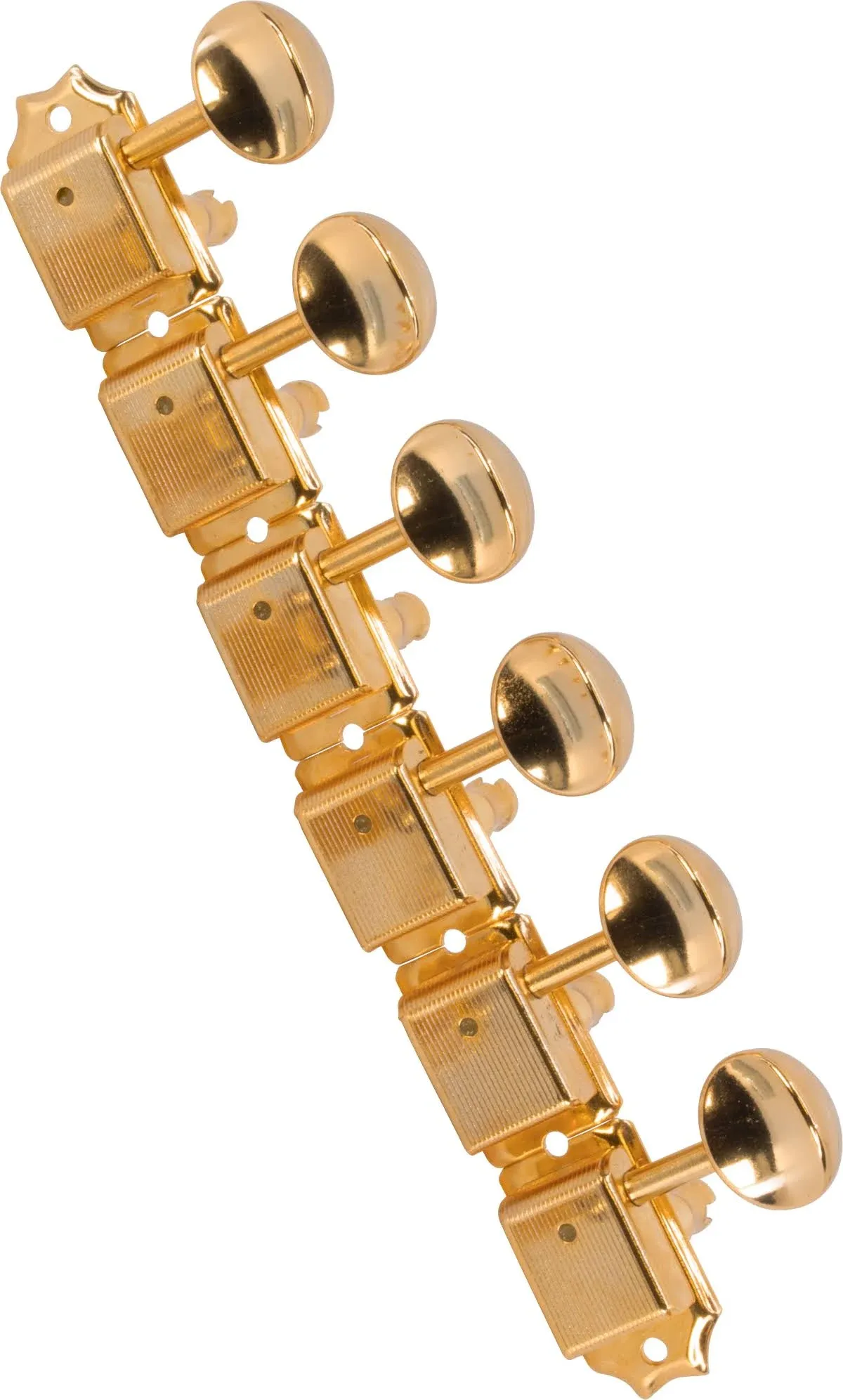 Gotoh SD91 Gold Vintage Oval Knob 6 In-Line Tuners