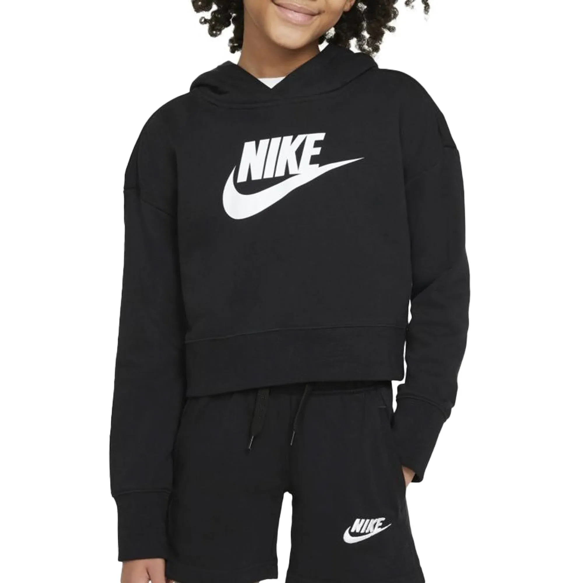 Nike Sportswear Club Crop Hoodie Mädchen