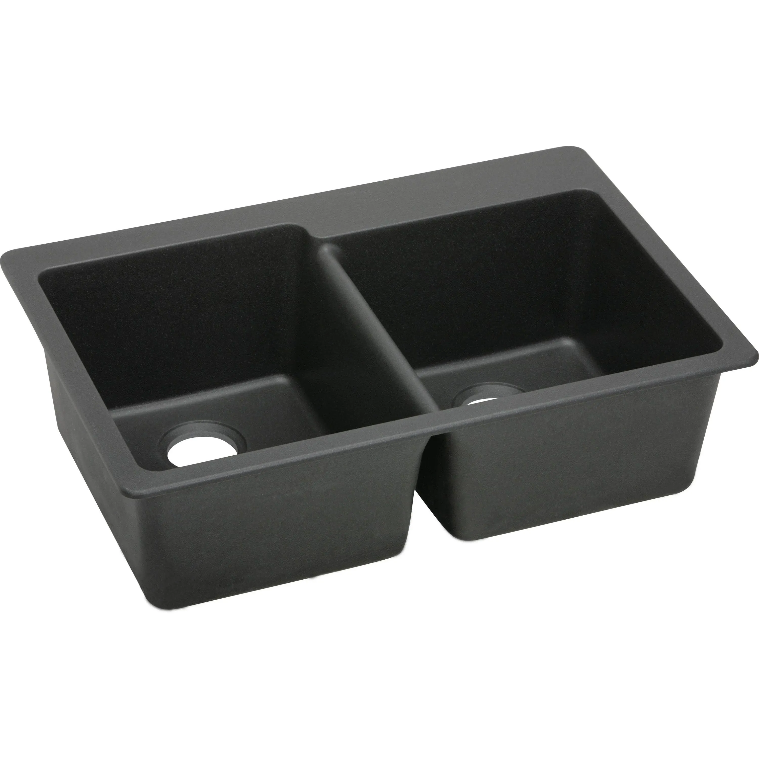 SINK, Drop-in Mount, Pre-scored for up to 4 Hole, Black Finish