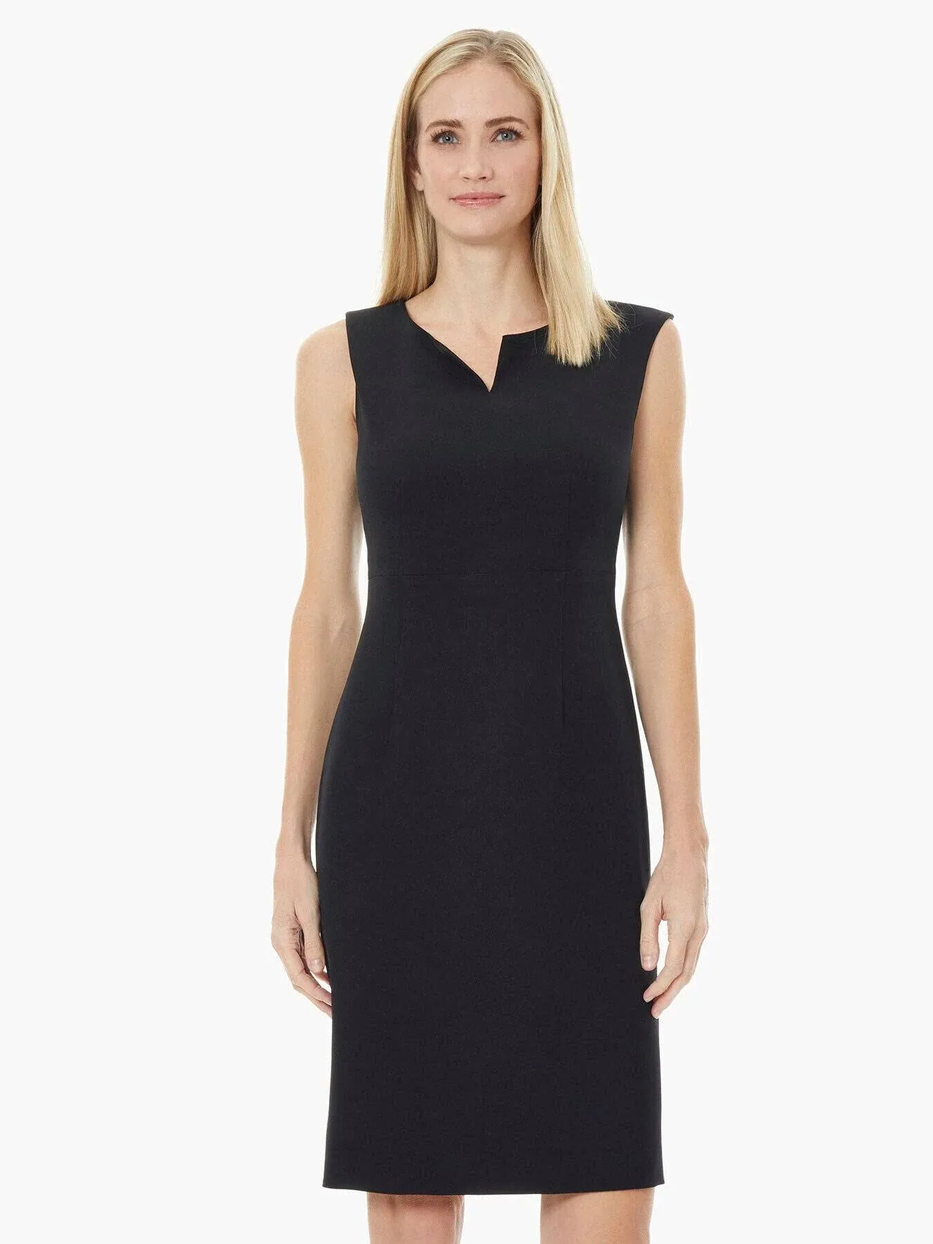 Kasper
Petite Notch-Neck Sheath Dress