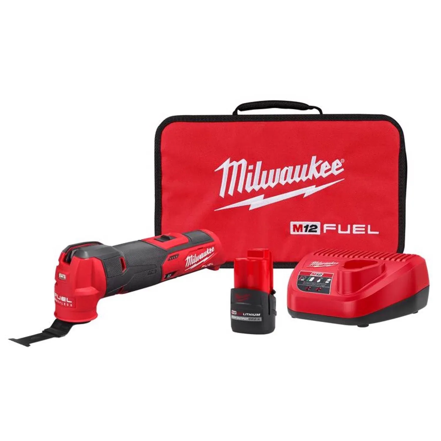 Milwaukee M12 FUEL 12V Cordless Oscillating Multi-Tool Kit, 11-Pc., Model#