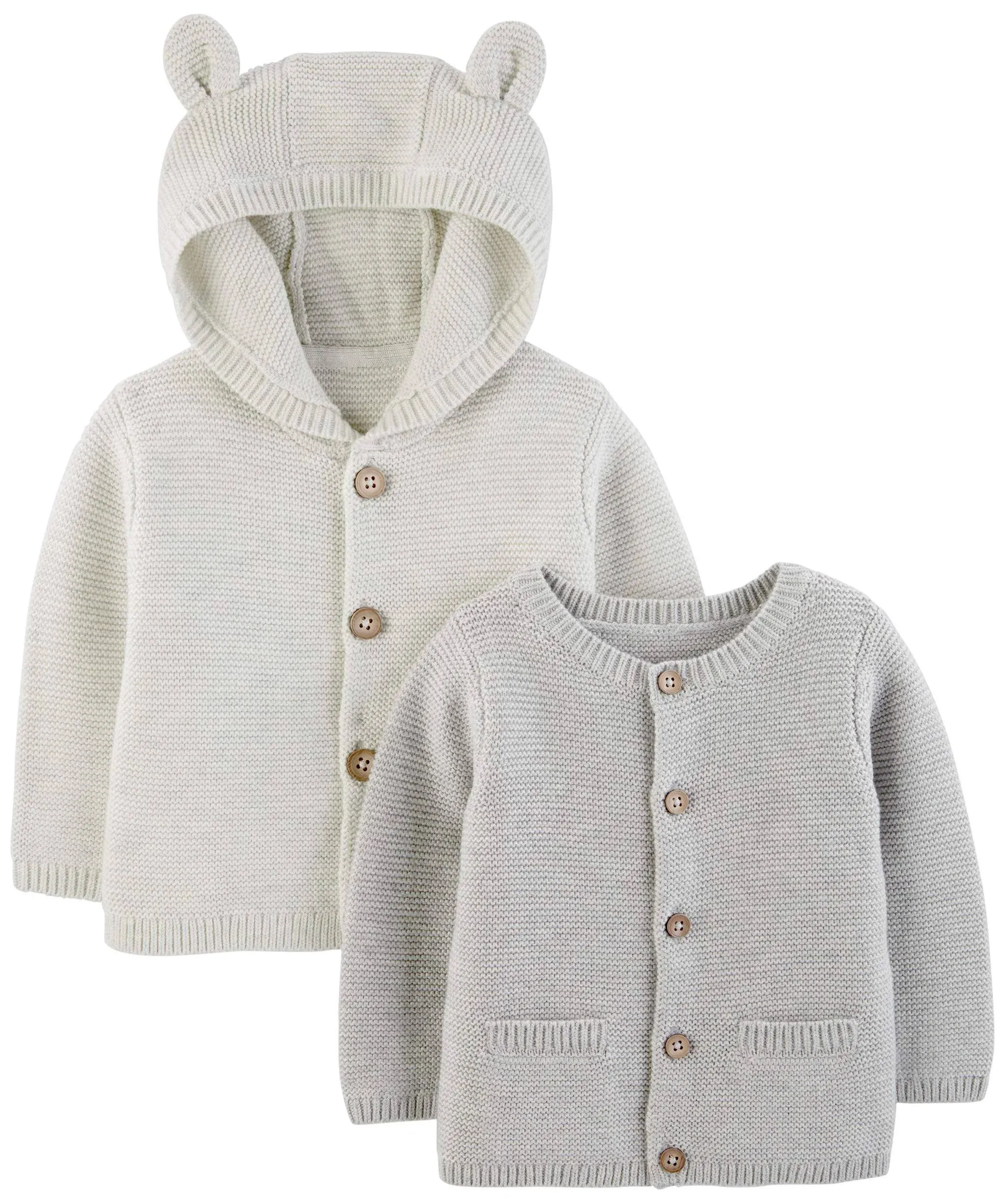 Simple Joys by Carter's Baby Neutral Knit Cardigan Sweaters